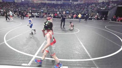 55 lbs Rr Rnd 4 - Chasen Burke, Stl Warriors vs Hunter Howell, Harrisonville Youth Wrestling