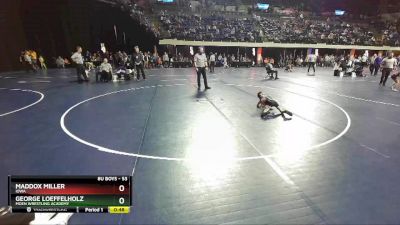 53 lbs 1st Place Match - George Loeffelholz, Moen Wrestling Academy vs Maddox Miller, Iowa