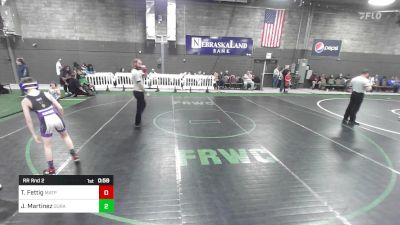 85 lbs Rr Rnd 2 - Truett Fettig, Matpac vs Jaden Martinez, Duran Elite