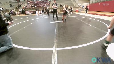 43 lbs Rr Rnd 2 - Kingston Portilloz, Skiatook Youth Wrestling 2022-23 vs Jenson Sisco, Owasso Takedown Club