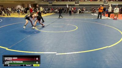 108 lbs Cons. Round 3 - Hayden Heim, St. Charles vs Landon Peterson, Bemidji