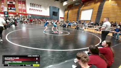 135 lbs Cons. Round 5 - Danika Crumrine, Lovell vs Autumn Clark, Thunder Basin