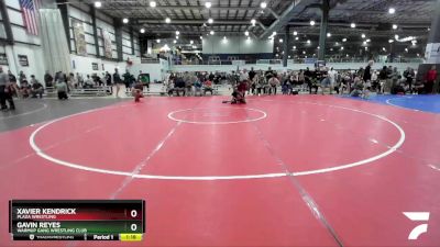 120 lbs Cons. Round 3 - Xavier Kendrick, Plaza Wrestling vs Gavin Reyes, Warmup Gang Wrestling Club