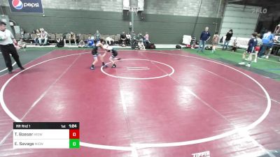 74 lbs Rr Rnd 1 - Trig Boeser, Midwest Destroyers vs Eben Savage, Midwest Destroyers