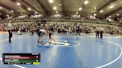 105 lbs Semifinal - Rowdy Angst, Victory Wrestling-AAA vs Colton Russell, Wentzville Wrestling Federation-AAA