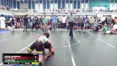 100 lbs Round 3 (4 Team) - Jaxon Hargrave, Beebe Trained vs Tyler Holt, Charlotte Vikings