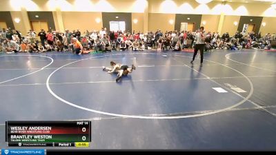 64 lbs Semifinal - Wesley Andersen, Bear River Wrestling Club vs Brantley Weston, Talons Wrestling Team