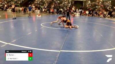 150 lbs Champ. Round 1 - Jason Harrison, Platte Valley vs Santos Nunez, La Junta