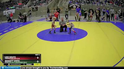 43 lbs Cons. Round 3 - Bennett Smith, Roseburg Mat Club/Umpqua Valle vs Lexi Houtz, Cornerstone Mat Club