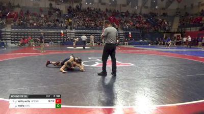 157 lbs Round of 16 - Joseph Velliquette, Univ Of Pennsylvania vs JJ Wolfe, Eastern Michigan