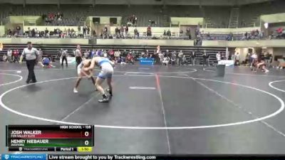 135 lbs Cons. Round 3 - Henry Niebauer, Aviators vs Josh Walker, Fox Valley Elite