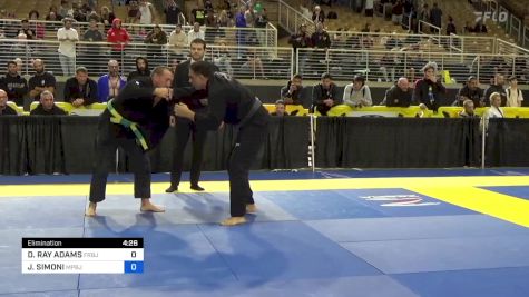 JEFFREY SIMONI vs DONALD RAY ADAMS 2024 Pan Jiu Jitsu IBJJF Championship
