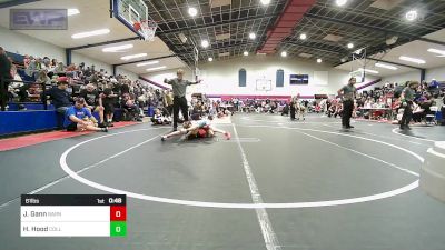 61 lbs Consolation - Judson Gann, Barnsdall Youth Wrestling vs Hudson Hood, Collinsville Cardinal Youth Wrestling