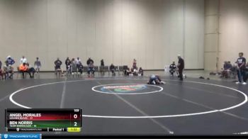 109 lbs Round 5 (6 Team) - Ben Norris, Team Barracuda vs Angel Morales, Golden Bears