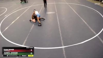 120 lbs Cons. Round 2 - Darryl Jackson, JARO Wrestling Academy vs Evan Remer, Minnesota