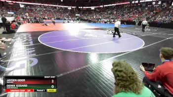 D3-106 lbs 5th Place Match - Derek Godard, Auburndale vs Jayden Geier, Westby