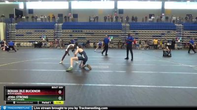 132 lbs Semifinal - Josh Strong, St. Mary`s Ryken vs Rohan (RJ) Bucknor, Bullis School