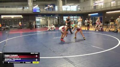 92-110 lbs Round 4 - Serena Trujillo, Bison Takedown vs Paris Turner, Rabbit Wrestling Club