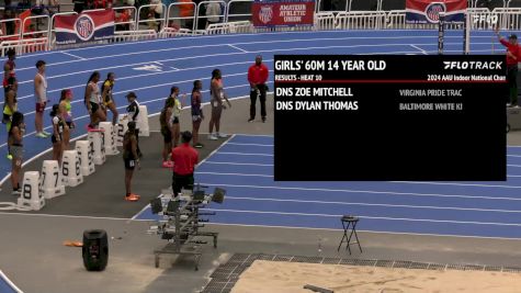 Youth Girls' 60m, Prelims 11 - Age 14