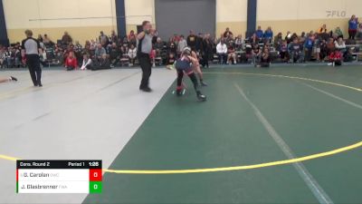 110 lbs Cons. Round 2 - Gavin Carolan, Outlaw Wrestling Club vs Jerrin Glasbrenner, FWA