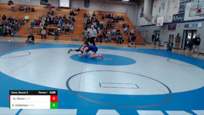 120 lbs Cons. Round 3 - Damien Dixon, North Kitsap vs Cash Coleman, Port Angles