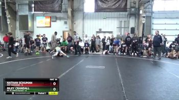 76 lbs Round 5 (8 Team) - Nathan Schuman, Mat Assassins vs Riley Crandall, PA Alliance Black