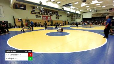 135 lbs Consi Of 16 #1 - Nikko Gonzalez, Nampa (ID) vs Drew Cooper, Skutt Catholic (NE)