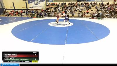 197 lbs Champ. Round 1 - Cody Weix, University Of Wisconsin-Stevens Point vs Parker Venz, Augsburg University