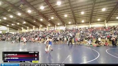 120 lbs Quarterfinal - Aj Jaramillo, CO vs Devin Bobzien, CA