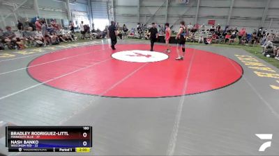 160 lbs Placement Matches (16 Team) - Bradley Rodriguez-Little, Minnesota Blue vs Nash Banko, Wisconsin Red