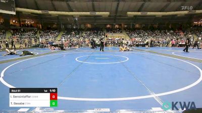 155 lbs Quarterfinal - Isaac Sensintaffar, Cowboy Wrestling Club vs Trevor Besabe, Standfast