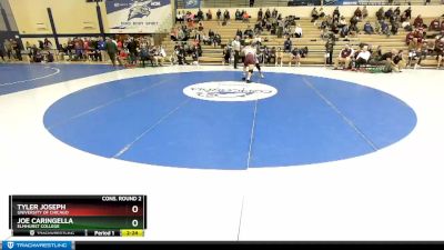 174 lbs Cons. Round 2 - Joe Caringella, Elmhurst College vs Tyler Joseph, University Of Chicago