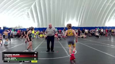 80 lbs Round 4 (8 Team) - Dylen Smith, Highland Medina vs Maverik Wilson, WV Wild