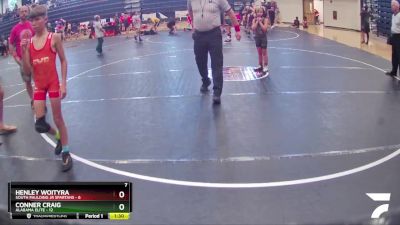 65 lbs Round 2 (6 Team) - Conner Craig, Alabama Elite vs Henley Woityra, South Paulding Jr Spartans