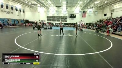 106 lbs Round 1 (3 Team) - Trace Eldridge, Cheyenne East vs Zqayleon Pike, Valley