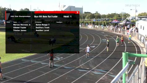 Youth Boys' 800m, Finals 1 - Age under 8