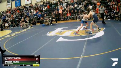 113 lbs Cons. Round 3 - Anthony Rocco, Bay vs Zander Joltin, West Geauga