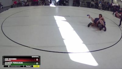 160 lbs Semifinal - Zander Ferguson, Nebraska vs Joe Novero, Nebraska