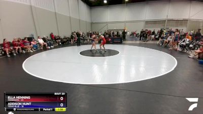 101 lbs Round 4 (10 Team) - Ella Henning, Minnesota vs Addison Hunt, Texas Blue