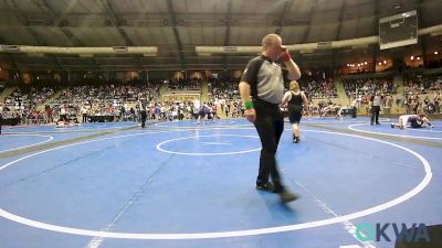 138 lbs 5th Place - Kyleigh Bearbow, Anadarko vs Quinn Hendricks, Tahlequah Wrestling Club