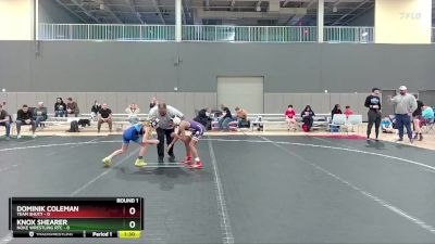 72 lbs Round 1 (10 Team) - Dominik Coleman, Team Shutt vs Knox Shearer, Noke Wrestling RTC