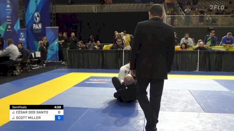 JÚLIO CÉSAR DOS SANTOS vs JONATHAN SCOTT MILLER 2024 Pan Jiu Jitsu IBJJF Championship