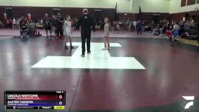 12U-2 lbs Round 2 - Lincoln Whitcome, Waverly Area Wrestling Club vs Easten Hanson, Caveman Wrestling