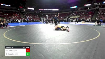 138 lbs Round Of 32 - John Alvarez, San Fernando vs Bryce Gonzales, Norco