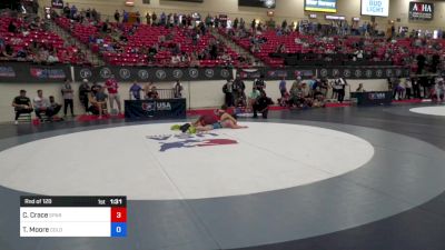 86 kg Rnd Of 128 - Carson Crace, Spartan Combat Rtc/ Tmwc vs Tyler Moore, Colorado