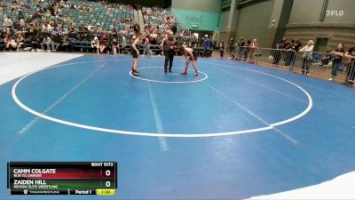 98-105 lbs Round 3 - Zaiden Hill, Nevada Elite Wrestling vs Camm Colgate, Run To Danger