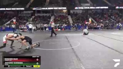 96 lbs Quarterfinal - Antonio Guebara, Maize vs Edward Ruiz, Dodge City