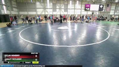 80 lbs Semifinal - Mylah Henebry, ID vs Hadley McCleery, WA