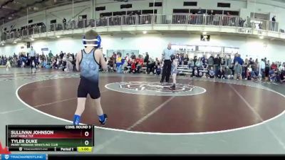 50 lbs Cons. Round 3 - Sullivan Johnson, East Noble TUF vs Tyler Duke, Perry Meridian Wrestling Club