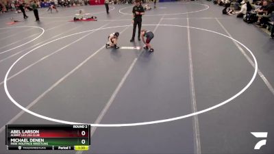 86-96 lbs Round 2 - Michael Denen, Park Wolfpack Wrestling vs Abel Larson, Albert Lea USA Club